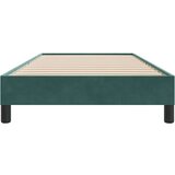 Box Spring Postelja brez vzmetnice Temno zelena 80x210 cm Žamet, (21791754) | Shoptok.si