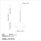 Opviq visilica kure 2676 light blue