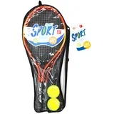 Set teniskih reketa s 2 loptice u torbi 52cm