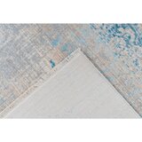 Novel RAVNO TKANA PREPROGA Baroque 120/170 cm taftano siva, turkizna | Shoptok.si