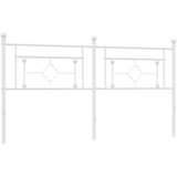  Metalno zamjensko uzglavlje bijelo 180 cm | shoptok.hr