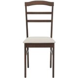  Stolac za blagovanje 2 pcs Svijetlosmeđa i svijetla Čvrsto drvo | shoptok.hr