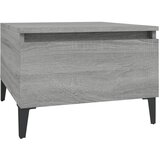 vidaXL Stranska mizica siva sonoma 50x46x35 cm inženirski les, (20712244) Cene
