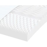  Madrac od pjene bijeli 80x220 cm 7 zona tvrdoća 20 ILD | shoptok.hr