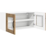  Zidni stakleni ormarić Umjetnički hrast 80 x 31 x 40 cm | shoptok.hr