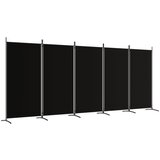 Maison Chic Paravan - Sobne pregrade 5-delni črn 433x180 cm blago, (22111952) | Shoptok.si