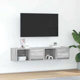 vidaXL TV omarica 2 kosa siva sonoma 60x31x25,5 cm inženirski les Cene