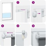 vidaXL Rolo zatemnjena črna 60x210 cm tkanina širina 55,7 cm poliester | Shoptok.si