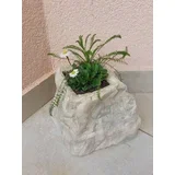 Kamena saksija za cveće, Mediteran 10, Bela