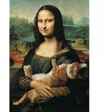 Trefl Mona Lisa z mačko - sestavljanka s 500 kosi | Shoptok.si