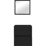  Kupaonski ormar Crni hrast 41 x 38,5 x 45 cm Konstruirano drvo | Eponuda.com
