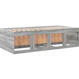  Dnevni krevet s ladicama boja sivog hrasta 90 x 190 cm drveni | shoptok.hr