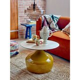 Bloomingville Žuti okrugao stolić za kavu s keramičkom daskom ø 60 cm Lecco – | shoptok.hr