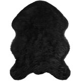  Tepih od umjetne ovčje kože TAFALLA Crna 80 x 120 cm Poliester | shoptok.hr