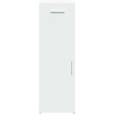 vidaXL Komoda bela 30x42,5x93 cm inženirski les | Shoptok.si