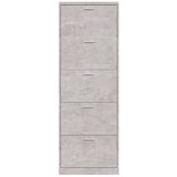 Ormarić za cipele boja betona 59x17x169 cm konstruirano drvo | Eponuda.ba