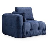 Atelier Del Sofa amaris 3 seater with pouffe navy blue ugaona sofa | ePonuda.com