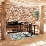Bessagi Garden Letna Kuhinja Delia, Črna, Naravna | Shoptok.si