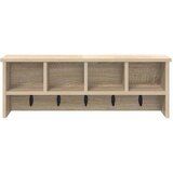  Vješalica za kapute na zidu Zidne Sonoma hrast 75 x 16 x 26 cm | shoptok.hr