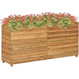 In Posuda za sadnju 150x40x72 cm od reciklirane tikovine i čelika Cijene