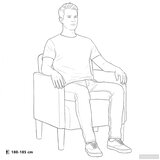 SOFA s naslonima za ruke, ružičasta, 54 cm, baršun | Shoptok.si