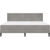  Okvir kreveta s madracem Svijetlo siva 180 x 200 cm Baršun | shoptok.hr