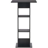 vidaXL Barska miza 60x60x110 cm črna | Shoptok.si