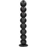 Balls of Lust - orjažen analni niz kroglic (črn) - 55 cm