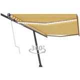  Automatska tenda sa senzorom LED 500x300 cm žuto-bijela Cijene