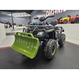 Lean Toys Otroški štirikolesnik 24V Quad XT 4X80W Zelena s snežnim plugom | Shoptok.si