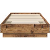  Okvir kreveta za pod Staro drvo 80 x 200 cm Konstruirano drvo | shoptok.hr
