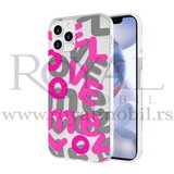  futrola pvc love za iphone 12 / iphone 12 pro (6.1) roze Cene
