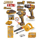 Ingco neto cosli250182e aku set (buš 76nm+ud.odvijač 285nm+duvač) ( COSLI250182E ) Cene