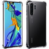 AVIZAR Ovitek iz mehkega silikona za Huawei P30 Pro z ojacanimi vogali, odporen proti udarcem - prozoren, (20626543) | Shoptok.si