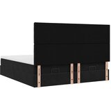  Otomanski okvir kreveta s madracima crni 180x200cm baršunasti | shoptok.hr
