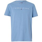 Tommy Jeans Linear Logo T-Shirt Colorado Blue Plava | shoptok.hr