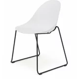 Bonami Selection Set od 2 bijele blagovaonske stolice s crnim podnožjem Viva