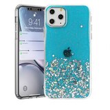 Nillkin Silikonski ovitek z bleščicami SPARKLE za iPhone 13 Pro - moder Cene