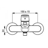 Hansa Armatura za kopalno kad POLO (51442193) | Shoptok.si