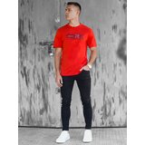 DStreet Orange men's T-shirt with print | shoptok.hr