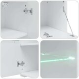 vidaXL TV jedinice od 5 dijelova s LED rasvjetom Kameno sivo | shoptok.hr