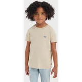 Levi's Otroška bombažna kratka majica bež barva