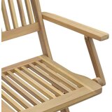  Sklopive vrtne stolice 4 kom 54x61x88 cm od drva bagrema | shoptok.hr