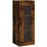  Visoka komoda dimljeni hrast 34 5x34x180cm konstruiranog drva | shoptok.hr