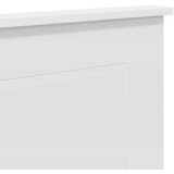 vidaXL uzglavlje s uzglavljem bijelo 120 cm konstruirano drvo | shoptok.hr