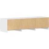 TV ormarić visoki sjaj bijeli 140x40x35,5 cm konstruirano drvo | Eponuda.ba