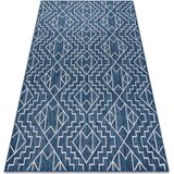 RugsX Preproge Preproga v videzu sisala SION Geometrija, Romi 140x190 cm Modra | Shoptok.si