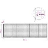  Gabion s žicom debljine 3 5 mm i mrežom 5x10 cm 500x50x150 cm - 50 cm 150 cm 500 cm | shoptok.hr