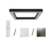  LED stropna svetiljka LED/150W/230V 3000/4000/6500K 120x120 cm crna | Eponuda.com