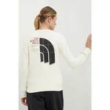 The North Face Bombažen pulover ženski, bež barva, NF0A87EYQLI1